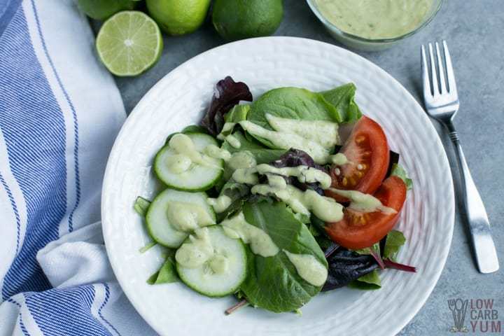 Ditch High-Calorie Dressings: Try This Healthy Avocado Cilantro Lime!